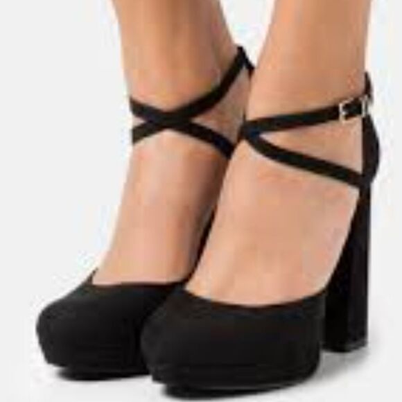 BRAND NEW TOP MODA JANE CRISS-CROS STRAP PLATFORM PUMP - Picture 16 of 16